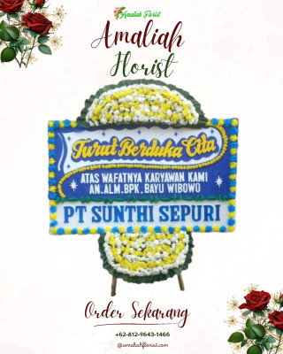 Papan Bunga Duka di Sako Baru