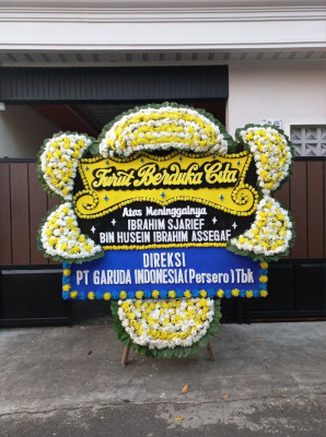 Papan Bunga Duka di Sako Baru