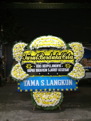 Papan Bunga Duka di Sako Baru
