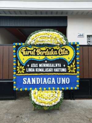 Papan Bunga Duka di Sako Baru